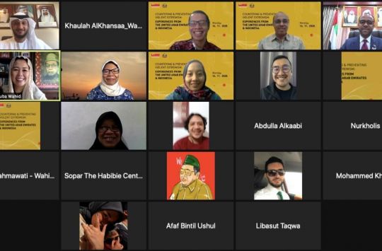 Wahid Foundation Berbagi Strategi Atasi Ekstrimisme bersama Kedubes UEA